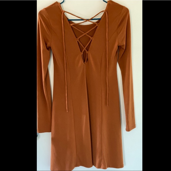 🍂Long sleeve midi dress - Picture 3 of 5